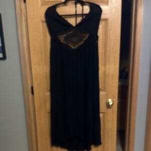 Elegant Black Lace Women's Dress